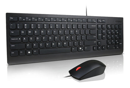 Lenovo 4X31R64414 keyboard Mouse included Universal USB German Black