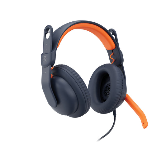 Logitech Zone Learn headset, Head-band, Wired connection, Boom microphone, Education