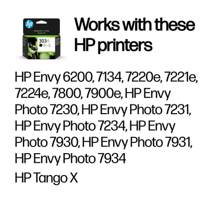 HP 303XL High Yield Black Original Ink Cartridge