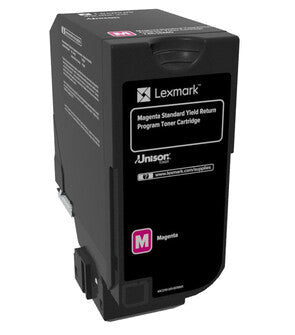 Lexmark 74C2SM0 toner cartridge 1 pc(s) Original Magenta