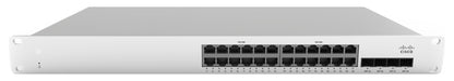 Cisco Meraki MS210-24P-HW network switch Managed Gigabit Ethernet (10/100/1000) Power over Ethernet (PoE) 1U Aluminium