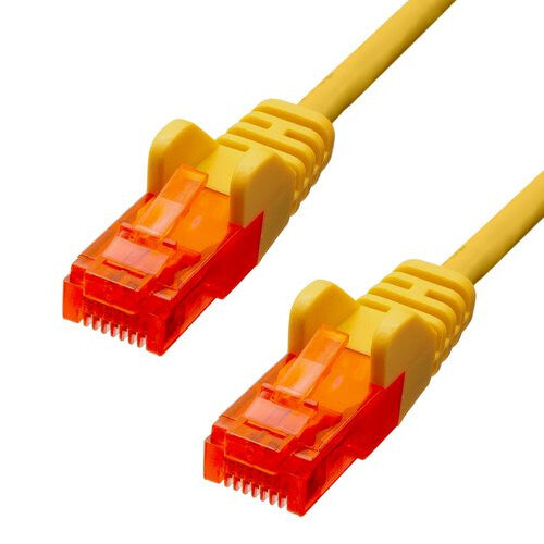 ProXtend CAT6 U/UTP CCA PVC Ethernet Cable Yellow 5M