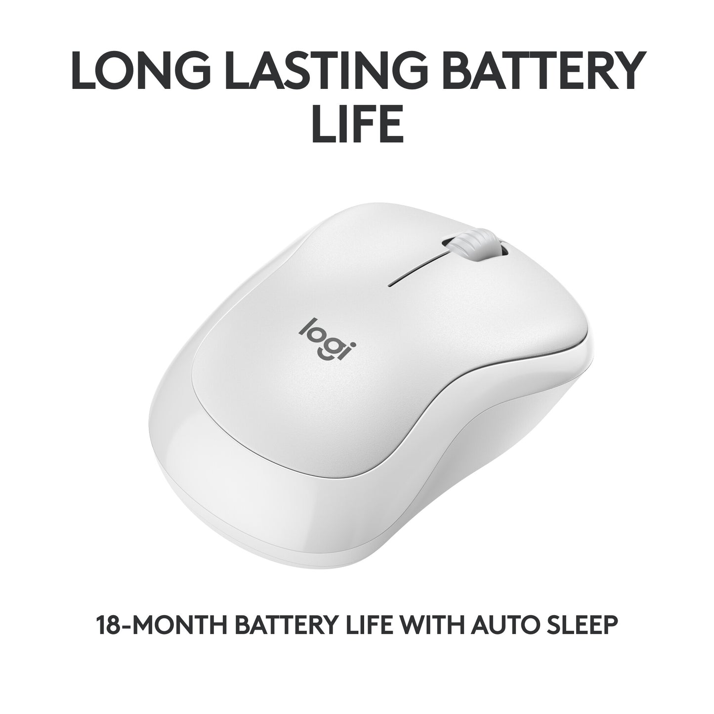 Logitech M240 Silent mouse Travel Ambidextrous RF Wireless + Bluetooth 4000 DPI