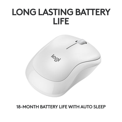 Logitech M240 Silent mouse Travel Ambidextrous RF Wireless + Bluetooth 4000 DPI