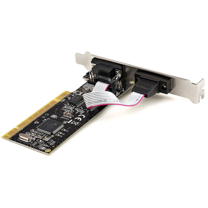 StarTech.com PCI Serial Parallel Combo Card with Dual Serial RS232 Ports (DB9) & 1x Parallel LPT Port (DB25) - PCI Combo Adapter Card - PCI Expansion Card Controller - PCI to Printer Card
