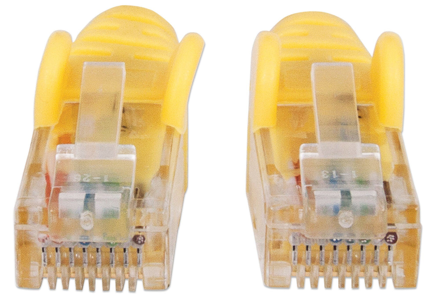 Intellinet Network Patch Cable, Cat6, 20m, Yellow, CCA, U/UTP, PVC, RJ45, Gold Plated Contacts, Snagless, Booted, Lifetime Warranty