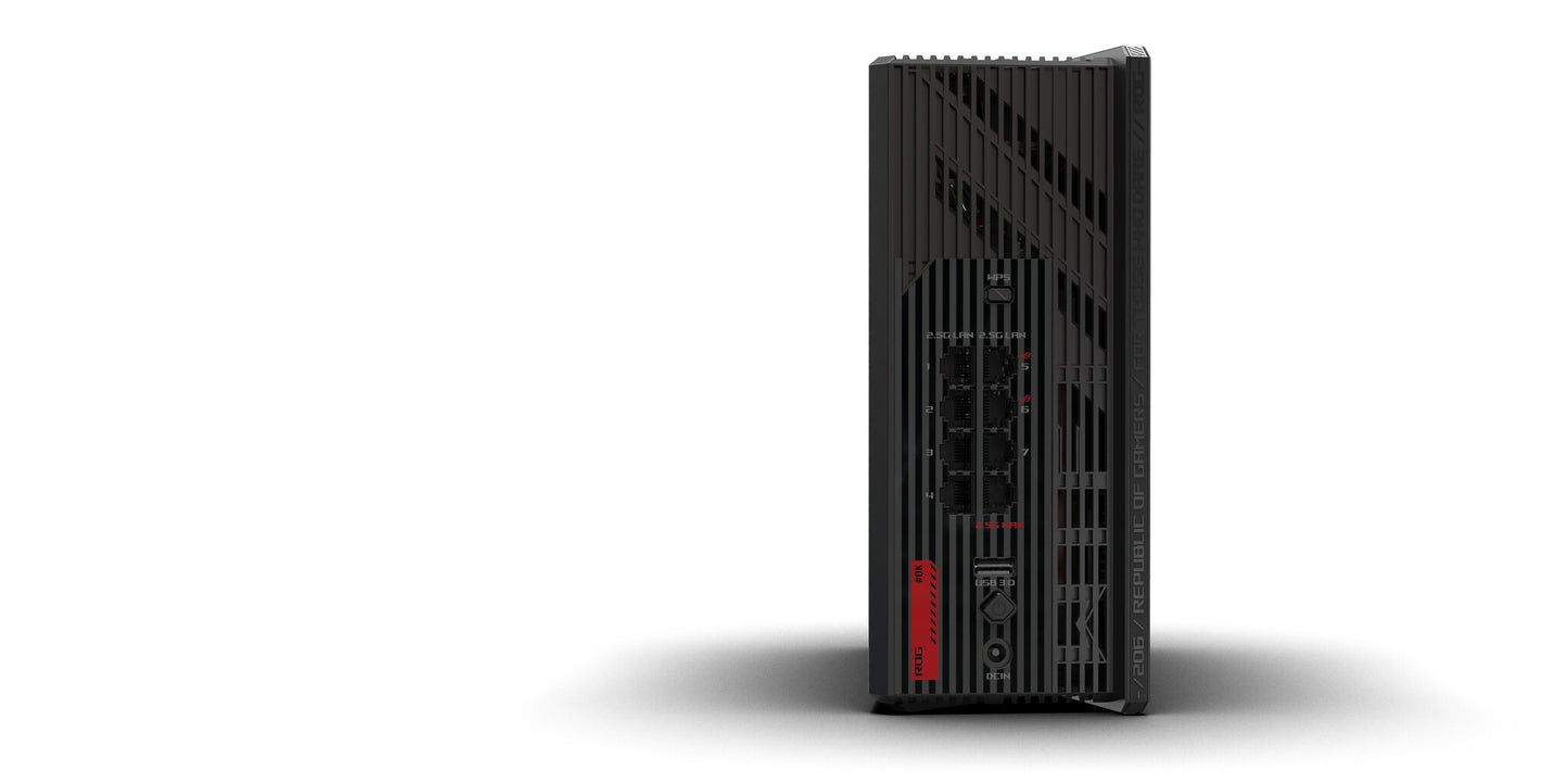 ASUS ROG Strix GS-BE18000 wireless router 2.5 Gigabit Ethernet Tri-band (2.4 GHz / 5 GHz / 6 GHz) Black