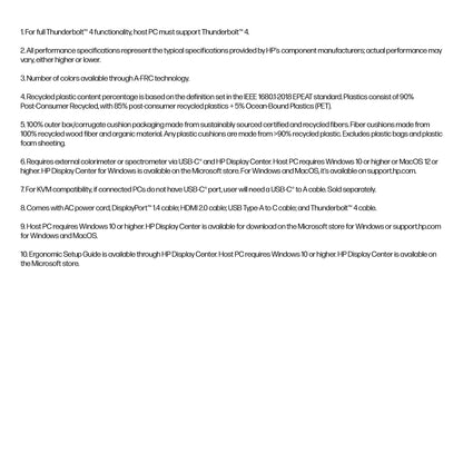 HP Series 7 Pro 27 inch 4K Conferencing Monitor - 727pm