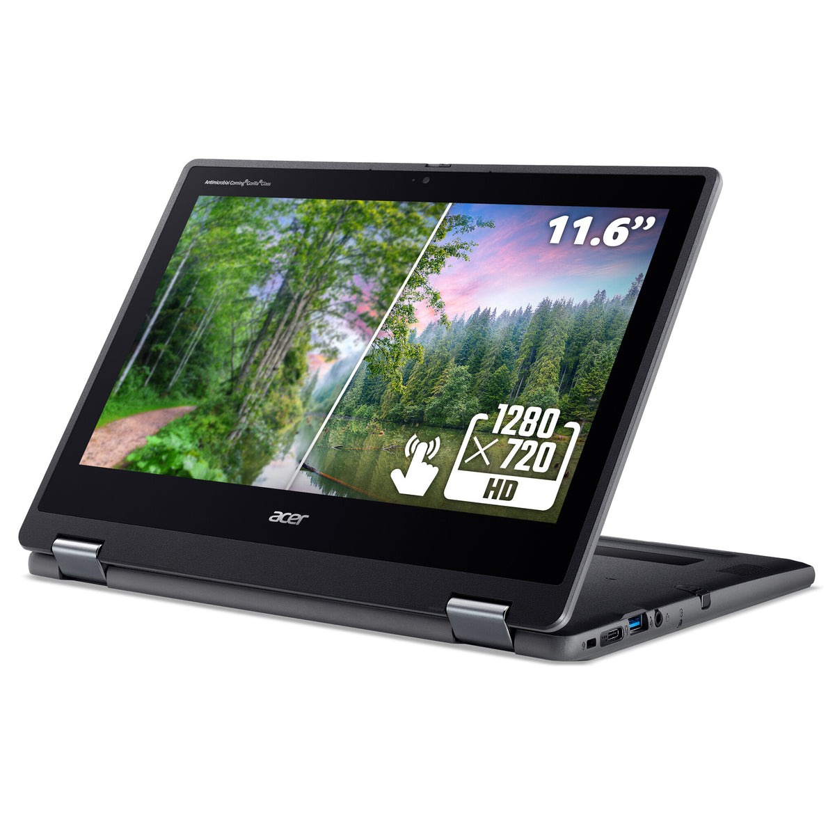 Acer Chromebook Spin 511 convertible (R757TN) - Intel N150, 8GB RAM, 128GB, 11.6" HD touchscreen, Chrome OS