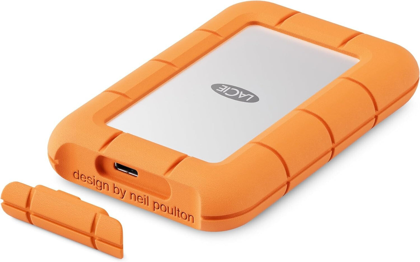 LaCie STMF500400 external solid state drive 500 GB USB Type-C USB 3.2 Gen 2x2 Grey, Orange