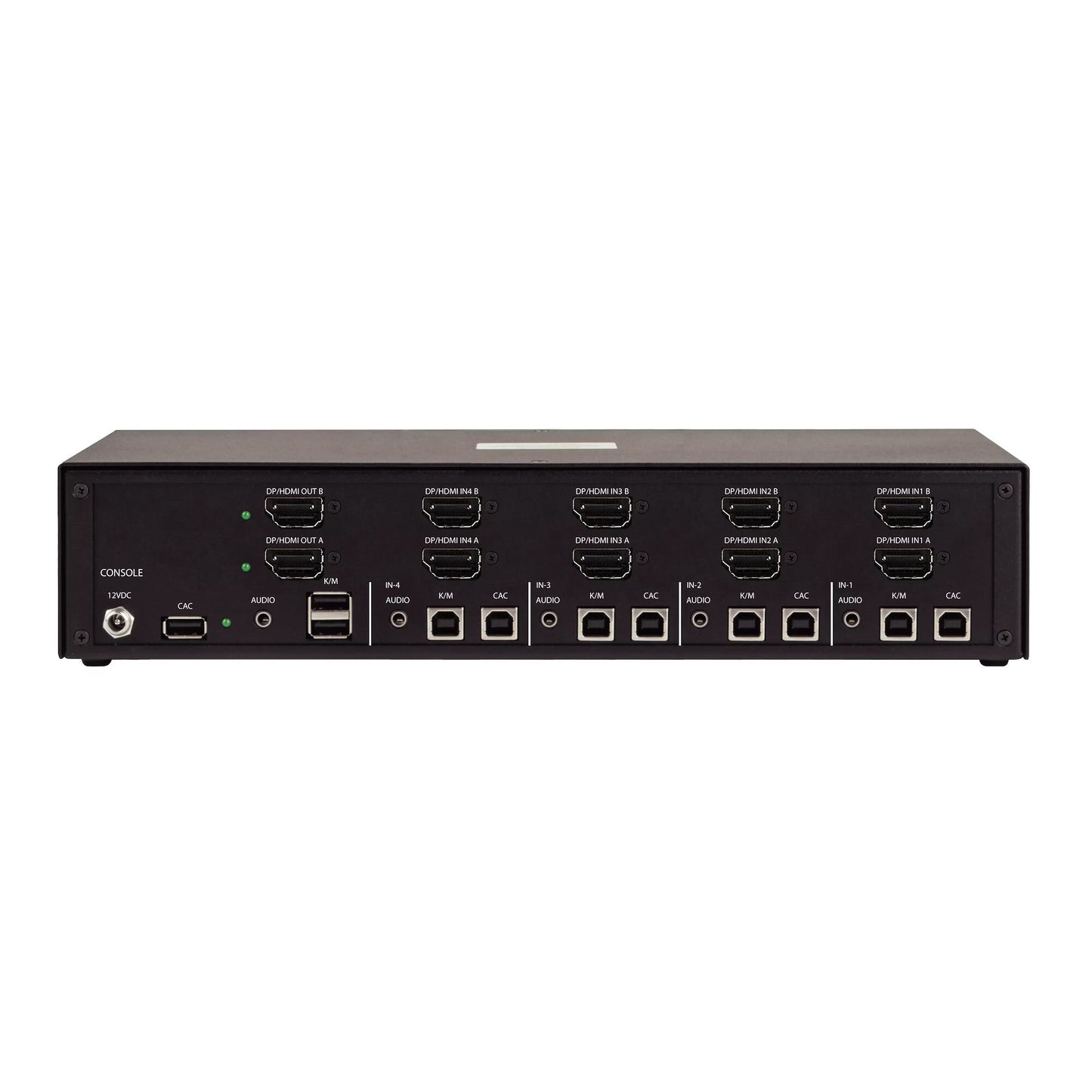 StarTech.com Secure 4-Port Dual-Monitor KVM Switch, HDMI or DisplayPort, 4K 60Hz, NIAP 4.0 Desktop KVM, Metal Housing, CAC Port, Made in the USA
