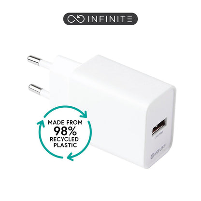eSTUFF ES637006 mobile device charger Smartphone White AC Fast charging Indoor
