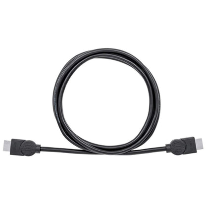 Manhattan HDMI 4K@30Hz Cable with Ethernet, 2m, Suitable for ALL 1080p/HD and Majority of 4K Uses (Check Your System 4K Specification to Be Sure), Black, High Speed, Lifetime Warranty, Equivalent to HDMM2MHS