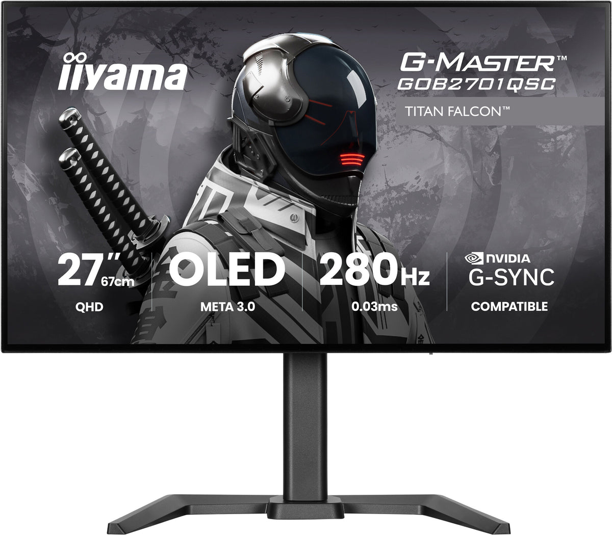 iiyama G-MASTER GOB2701QSC-B1 27-inch OLED monitor