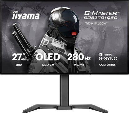 iiyama G-MASTER GOB2701QSC-B1 27-inch OLED monitor