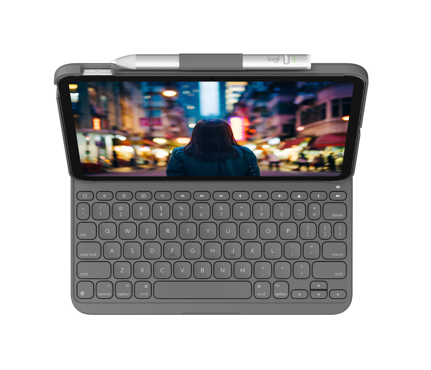 Logitech 920-011428 mobile device keyboard QWERTY Nordic Bluetooth Grey