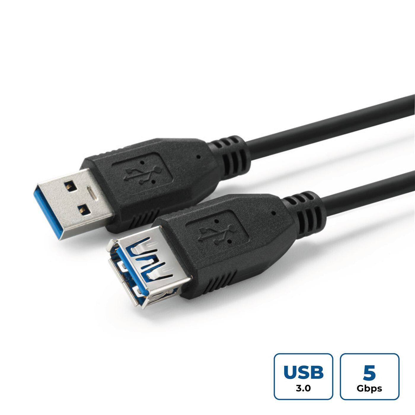 Microconnect USB3.0AAF2B USB cable USB 3.2 Gen 1 (3.1 Gen 1) 2 m USB A Black