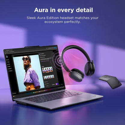 Lenovo 4XD1V23301 headphones/headset Wired & Wireless Head-band Office/Call center USB Type-C Bluetooth Grey
