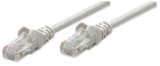 Intellinet Network Patch Cable, Cat6, 2m, Grey, CCA, U/UTP, PVC, RJ45, Gold Plated Contacts, Snagless, Booted, Lifetime Warranty