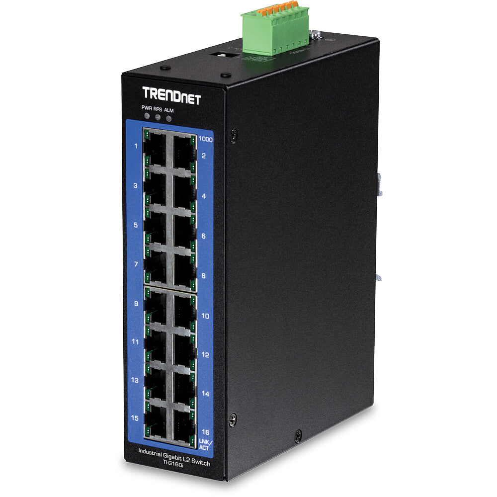 Trendnet TI-G160i Managed L2 Gigabit Ethernet (10/100/1000) Black