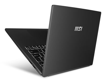 MSI Modern 14 C7M-074UK AMD Ryzen™ 5 7530U Laptop 35.6 cm (14") Full HD 8 GB DDR4-SDRAM 512 GB SSD Wi-Fi 6E (802.11ax) Windows 11 Home Black