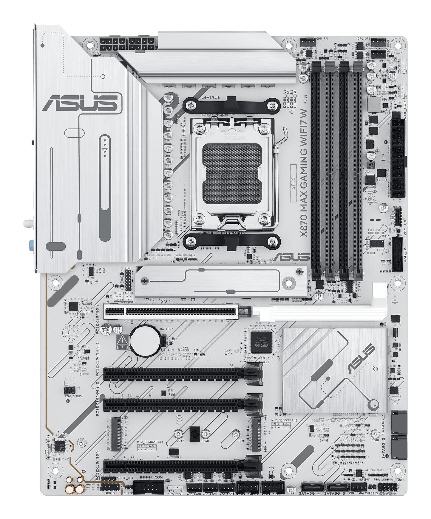ASUS X870 MAX GAMING WIFI7 W AMD X870 Socket AM5 ATX