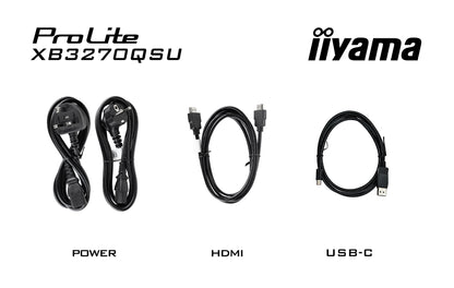 iiyama ProLite XB3270QSU-B1 computer monitor 80 cm (31.5") 2560 x 1440 pixels Quad HD LED Black