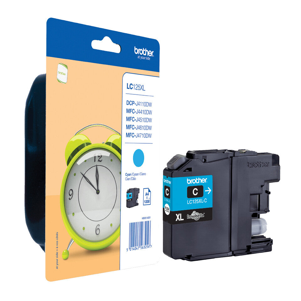 Brother LC-125XLC ink cartridge 1 pc(s) Original Cyan