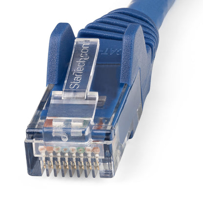 StarTech.com 5m CAT6 Ethernet Cable - LSZH (Low Smoke Zero Halogen) - 10 Gigabit 250Mhz 100W PoE RJ45 10GbE UTP Network Patch Cord Snagless with Strain Relief - Blue, CAT 6, ETL Verified, 24AWG