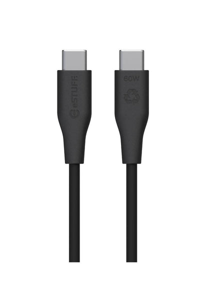 eSTUFF ES604180 USB cable USB 2.0 1 m USB C 60 W Black