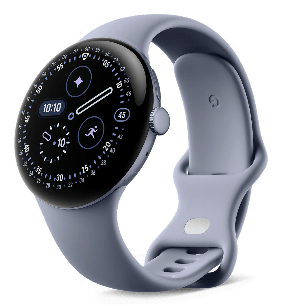 Google Pixel Watch 4 AMOLED 45 mm Digital Touchscreen Blue Wi-Fi GPS (satellite)