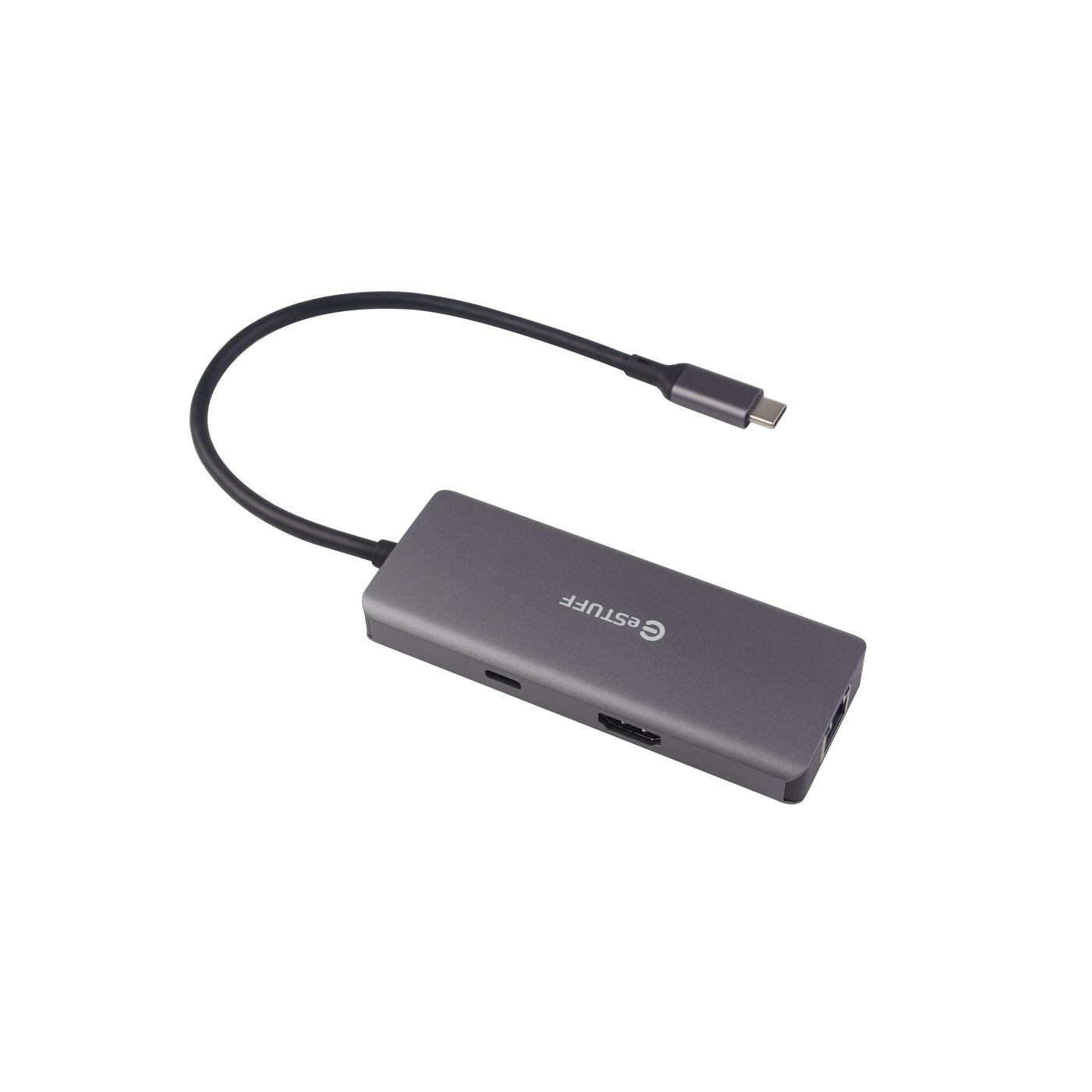 eSTUFF ES623013 laptop dock/port replicator Grey