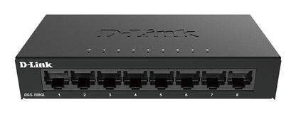 D-Link DGS-108GL 8-Port Gigabit Unmanaged Desktop Switch