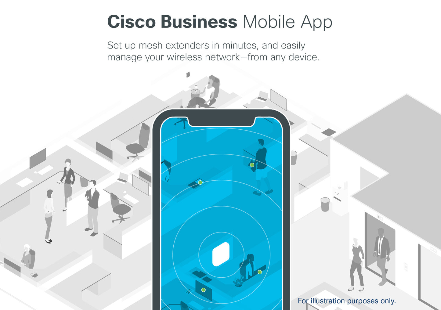 Cisco Business 145AC 802.11ac 2x2 Wave 2 Access Point 4 GbE Ports One PoE - Wall Plate, Limited Lifetime Protection (CBW145AC-E)