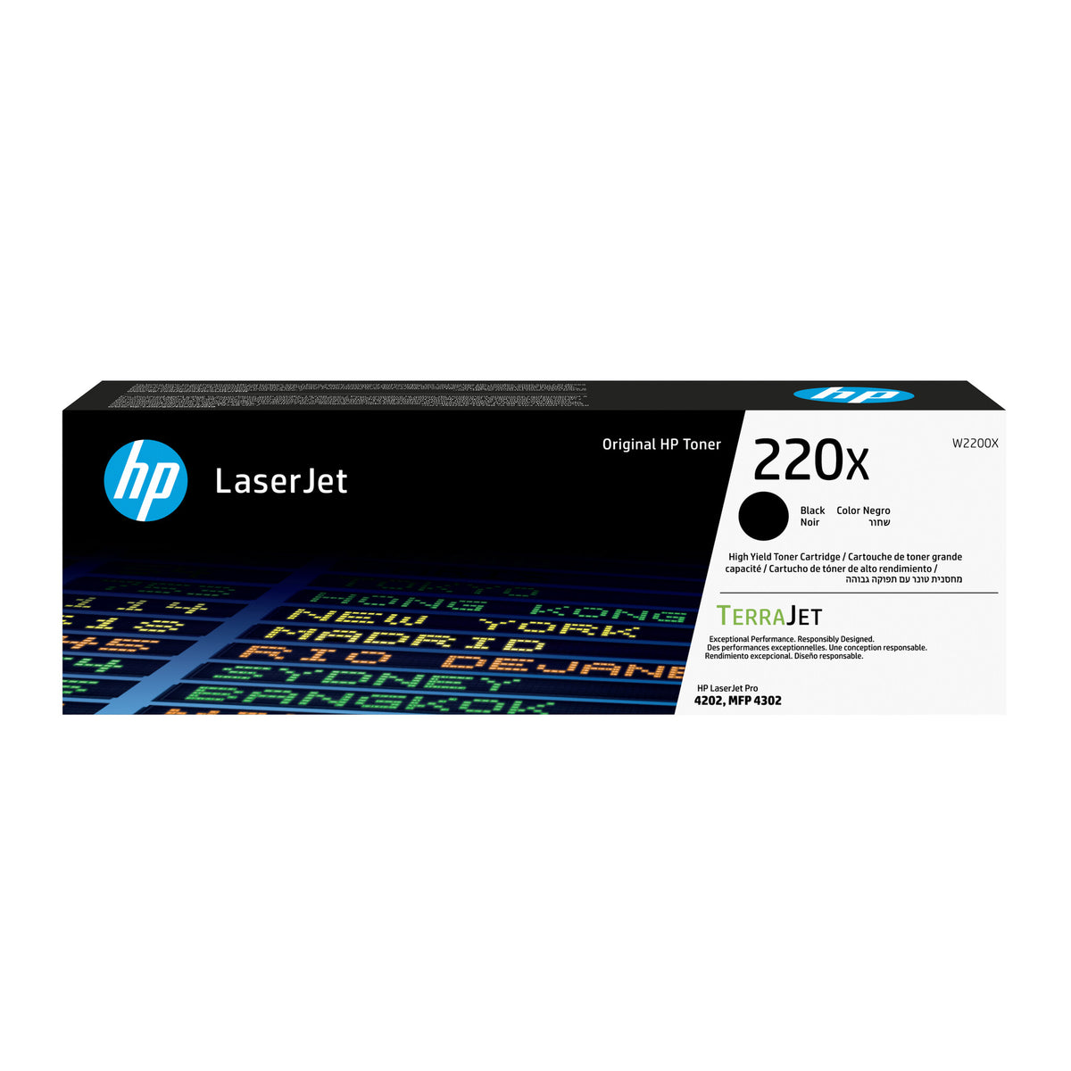 HP 220X black original LaserJet toner cartridge