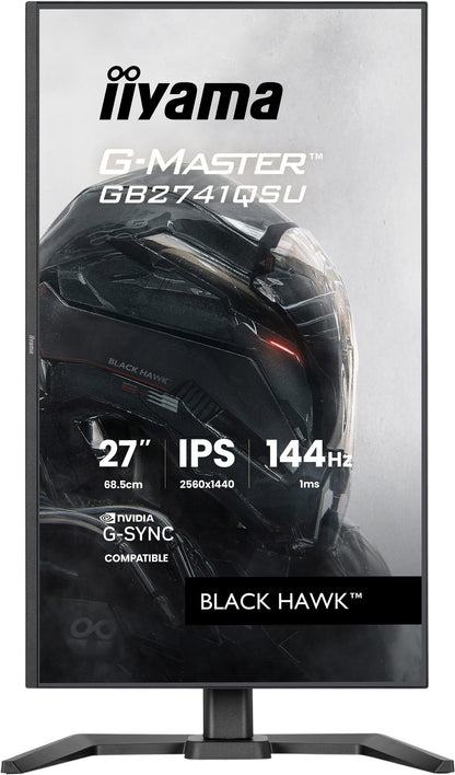 iiyama G-MASTER GB2741QSU-B1 computer monitor 68.6 cm (27") 2560 x 1440 pixels 4K Ultra HD LED Black