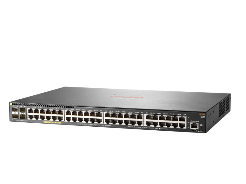 HPE Aruba 2930F 48G PoE+ 4SFP+ Managed L3 Gigabit Ethernet (10/100/1000) Power over Ethernet (PoE) 1U