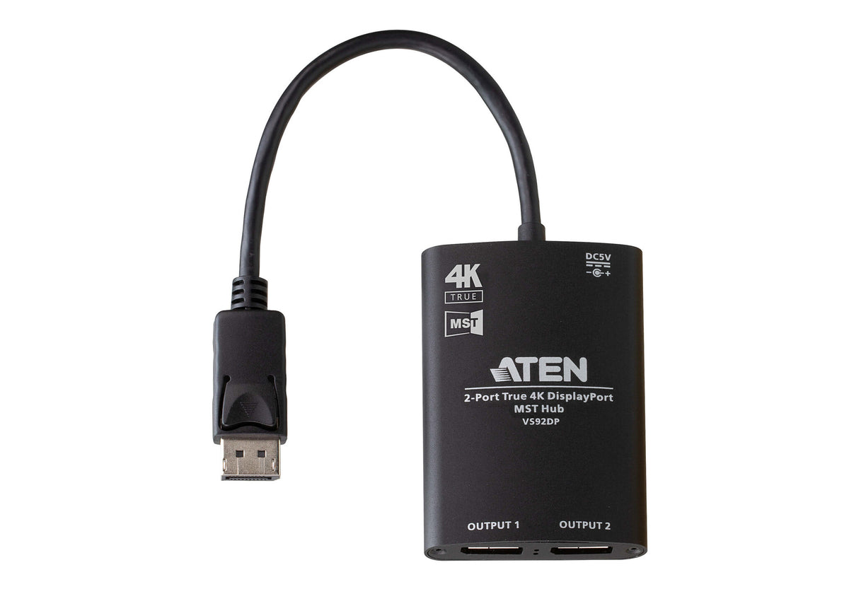 ATEN VS92DP-AT-E video splitter DisplayPort 2x DisplayPort