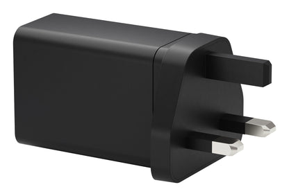 dbramante1928 IT - UK W. Charger - 2xUSB-C 70W + 1xUSB-A - BLK