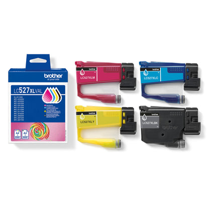 Brother Genuine LC527XLVAL Ink Cartridge Value Pack