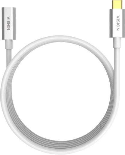 Vision TC 2MUSBCEXT USB cable USB 3.2 Gen 2 (3.1 Gen 2) 2 m USB C White