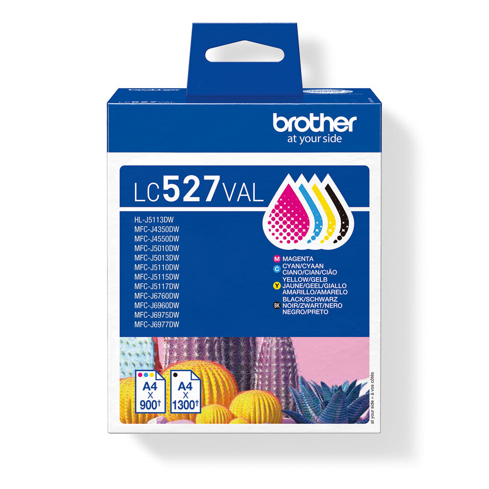 Brother Genuine LC527VAL Ink Cartridge Value Pack