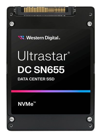 Western Digital Ultrastar DC SN655 7.87 TB U.3 PCI Express 4.0 NVMe TLC 3D NAND