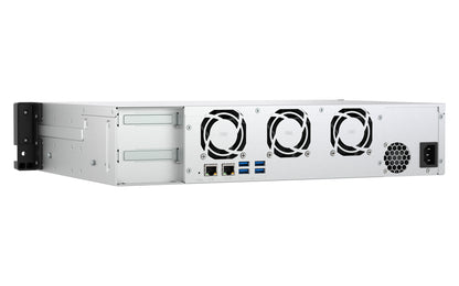 QNAP TS-855EU-8G NAS/storage server Rack (2U) Intel Atom® C5125 8 GB DDR4 0 TB QuTS hero Black