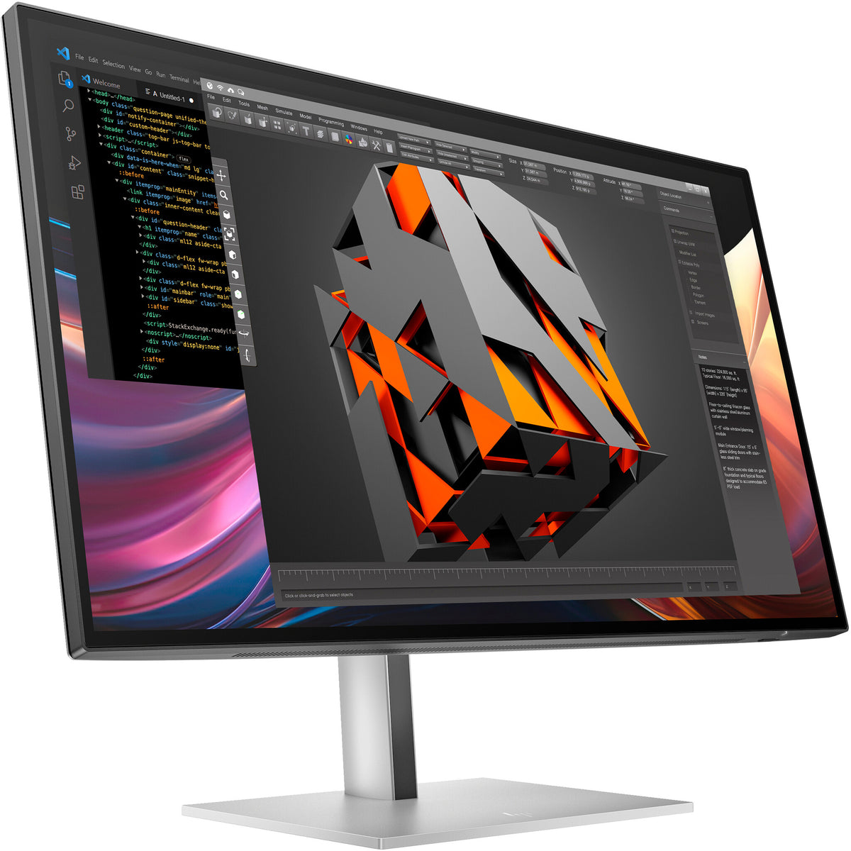 HP Series 7 Pro 27 inch QHD Monitor - 727pq