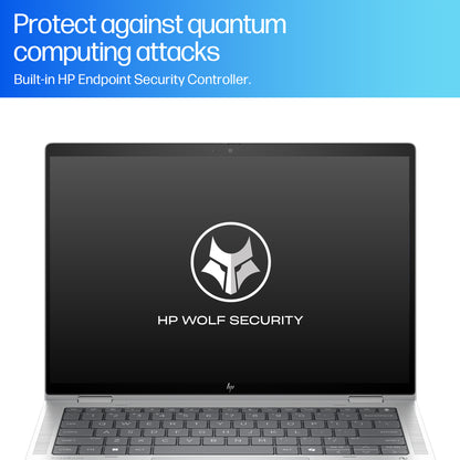 HP EliteBook X Flip G1i Next Gen AI PC Wolf Pro Security Edition Copilot+ PC Intel Core Ultra 7 258V Hybrid (2-in-1) 35.6 cm (14") Touchscreen WUXGA 32 GB LPDDR5x-SDRAM 512 GB SSD Wi-Fi 7 (802.11be) Windows 11 Pro Silver