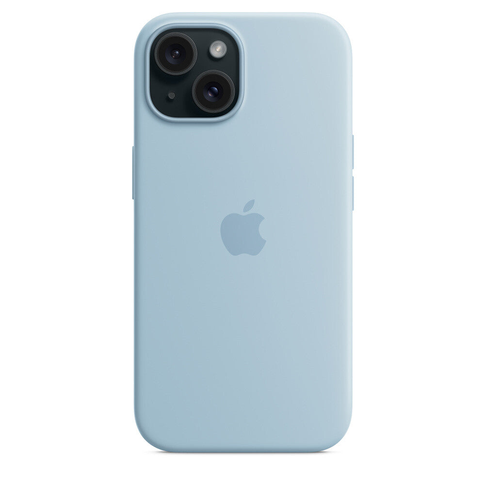 Apple iPhone 15 Silicone Case with MagSafe - Light Blue