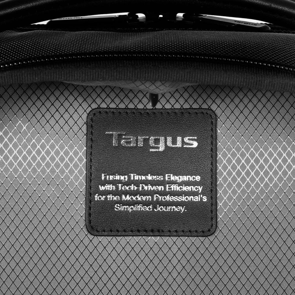 Targus HeritageLuxe backpack Travel backpack Black Polyester