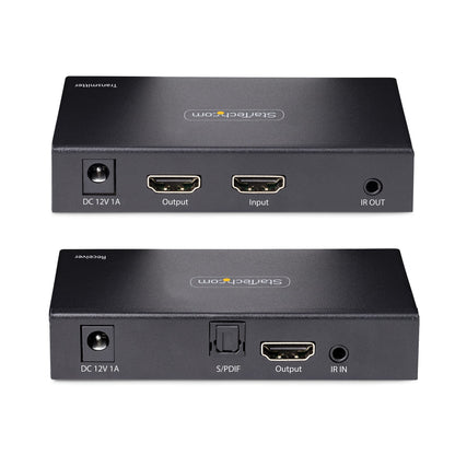 StarTech.com 4K70IC-EXTEND-HDMI AV extender AV transmitter & receiver Black