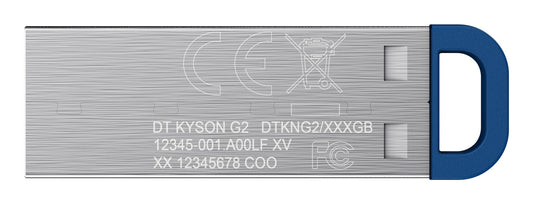 Kingston Technology DataTraveler 64GB Kyson 220MB/s Metal USB 3.2 Gen 1